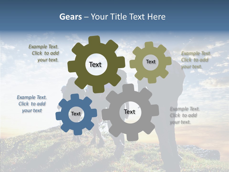 Sunrise View Outdoor PowerPoint Template