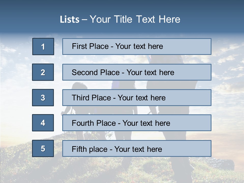 Sunrise View Outdoor PowerPoint Template