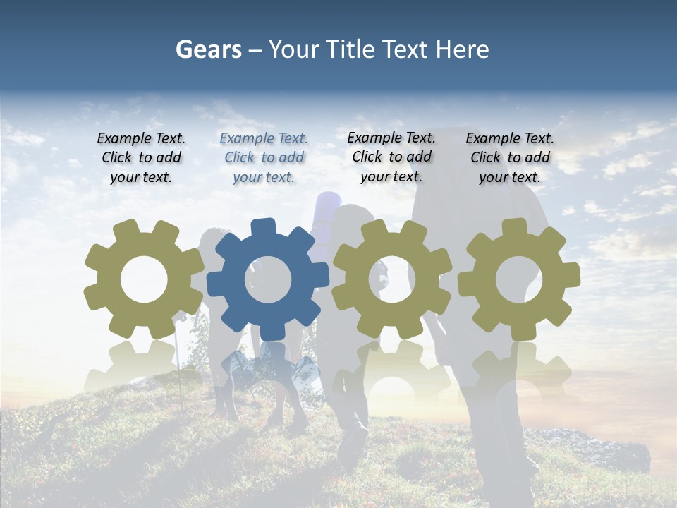 Sunrise View Outdoor PowerPoint Template