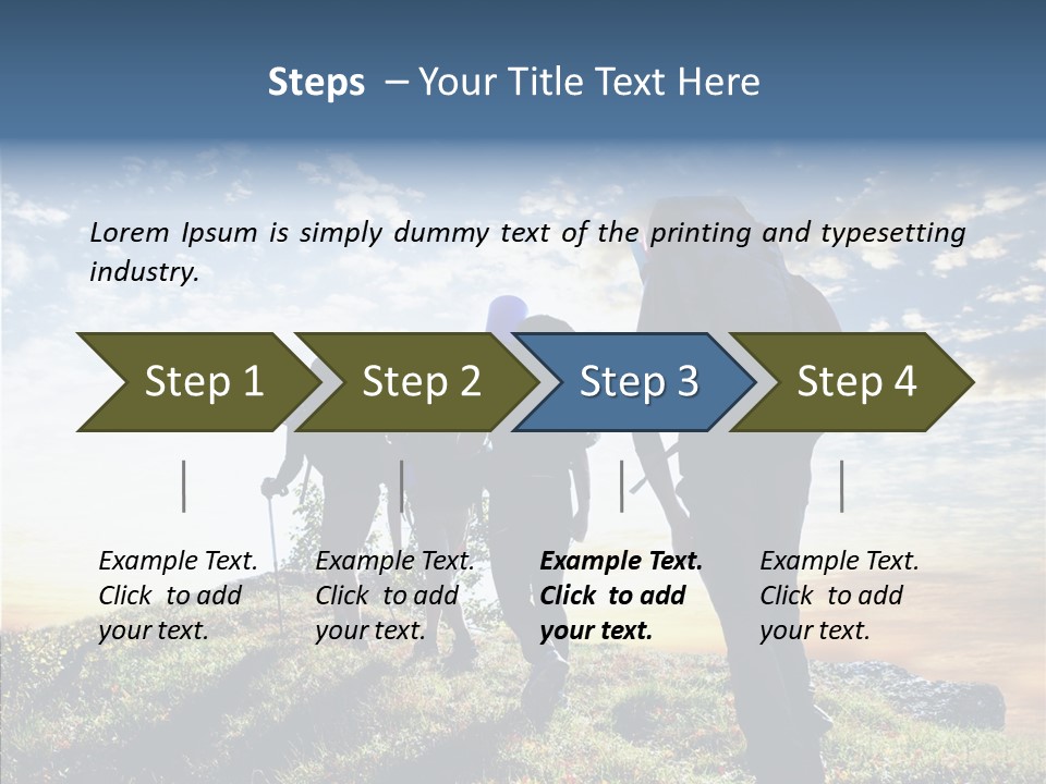 Sunrise View Outdoor PowerPoint Template