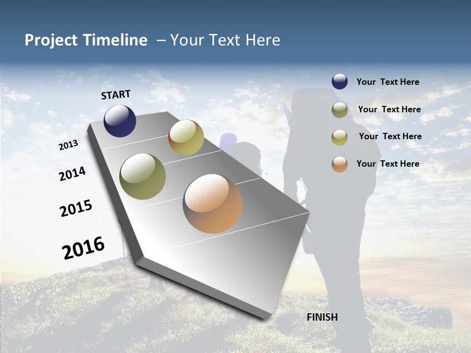 Sunrise View Outdoor PowerPoint Template