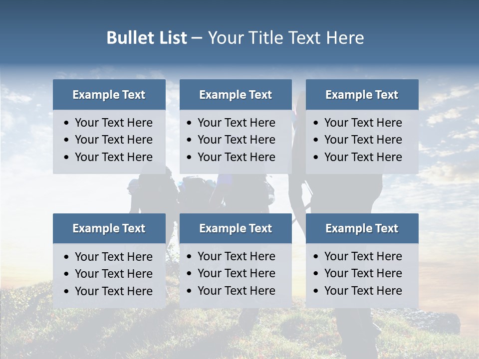Sunrise View Outdoor PowerPoint Template