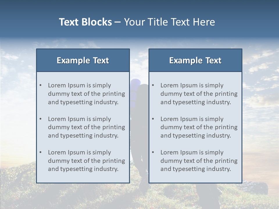 Sunrise View Outdoor PowerPoint Template