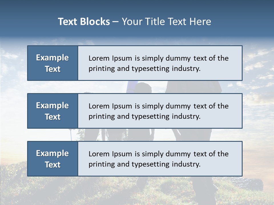 Sunrise View Outdoor PowerPoint Template