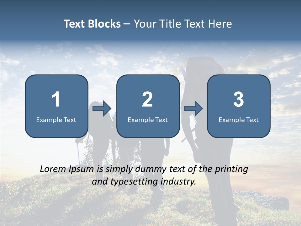Sunrise View Outdoor PowerPoint Template