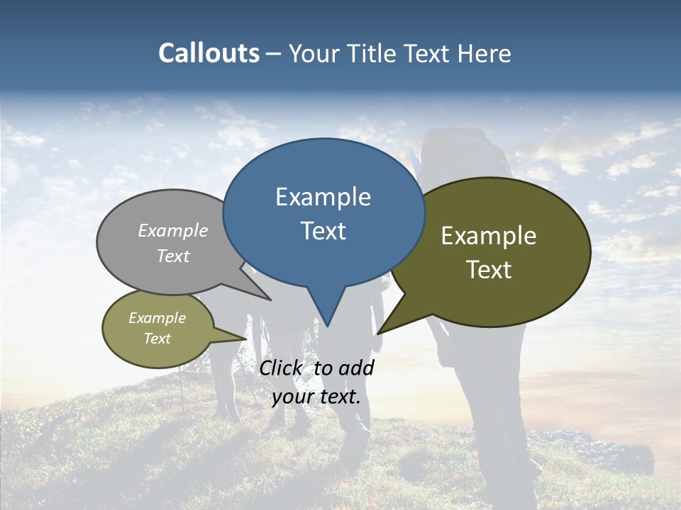Sunrise View Outdoor PowerPoint Template
