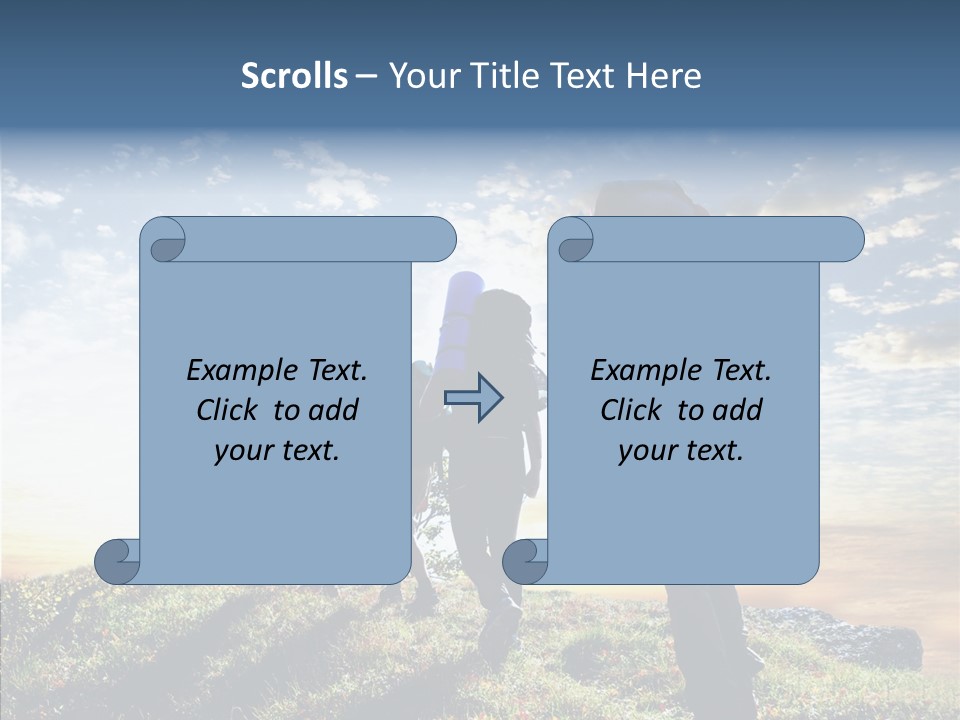 Sunrise View Outdoor PowerPoint Template