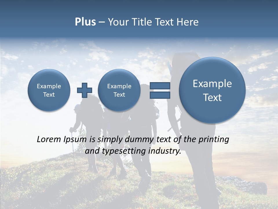 Sunrise View Outdoor PowerPoint Template