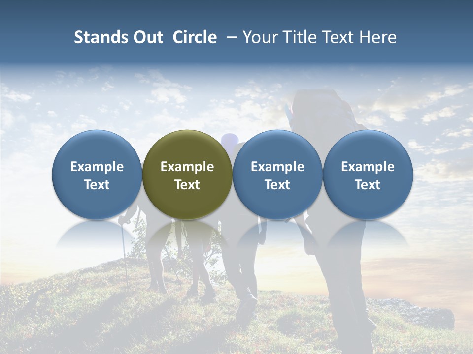 Sunrise View Outdoor PowerPoint Template