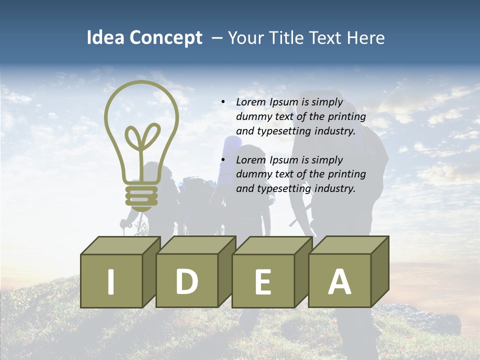 Sunrise View Outdoor PowerPoint Template