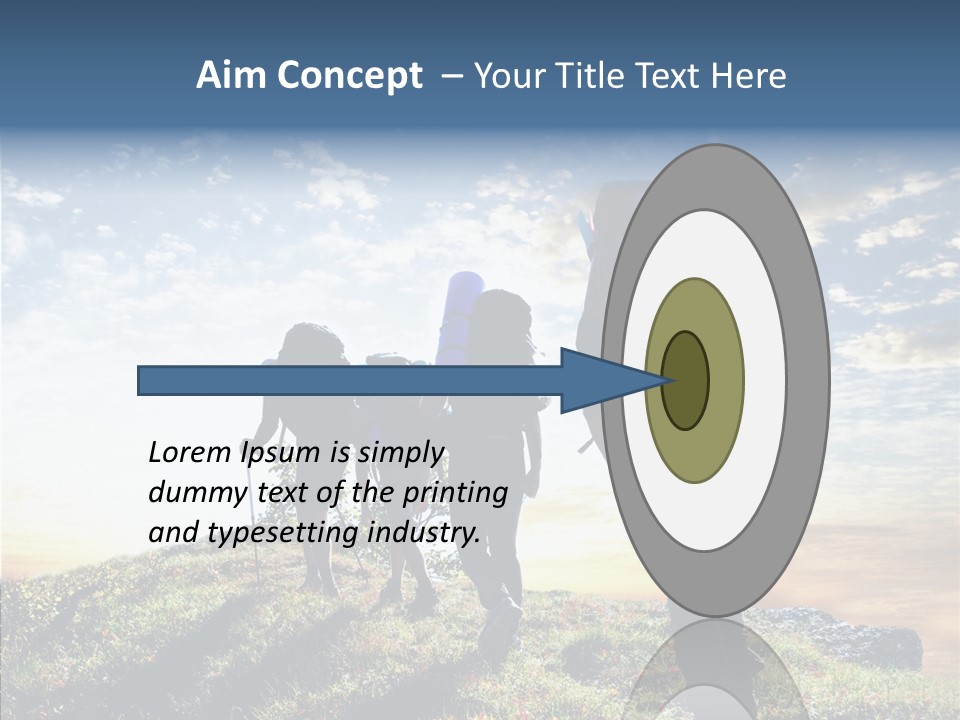 Sunrise View Outdoor PowerPoint Template
