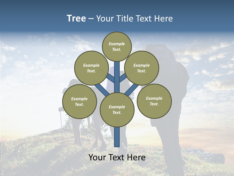 Sunrise View Outdoor PowerPoint Template
