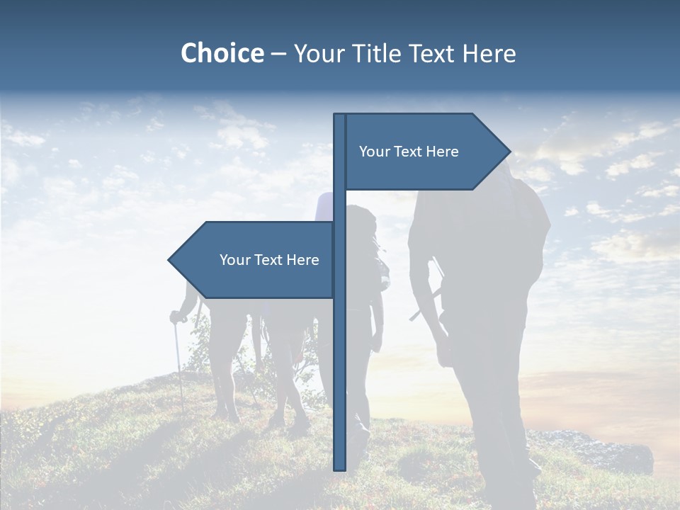 Sunrise View Outdoor PowerPoint Template