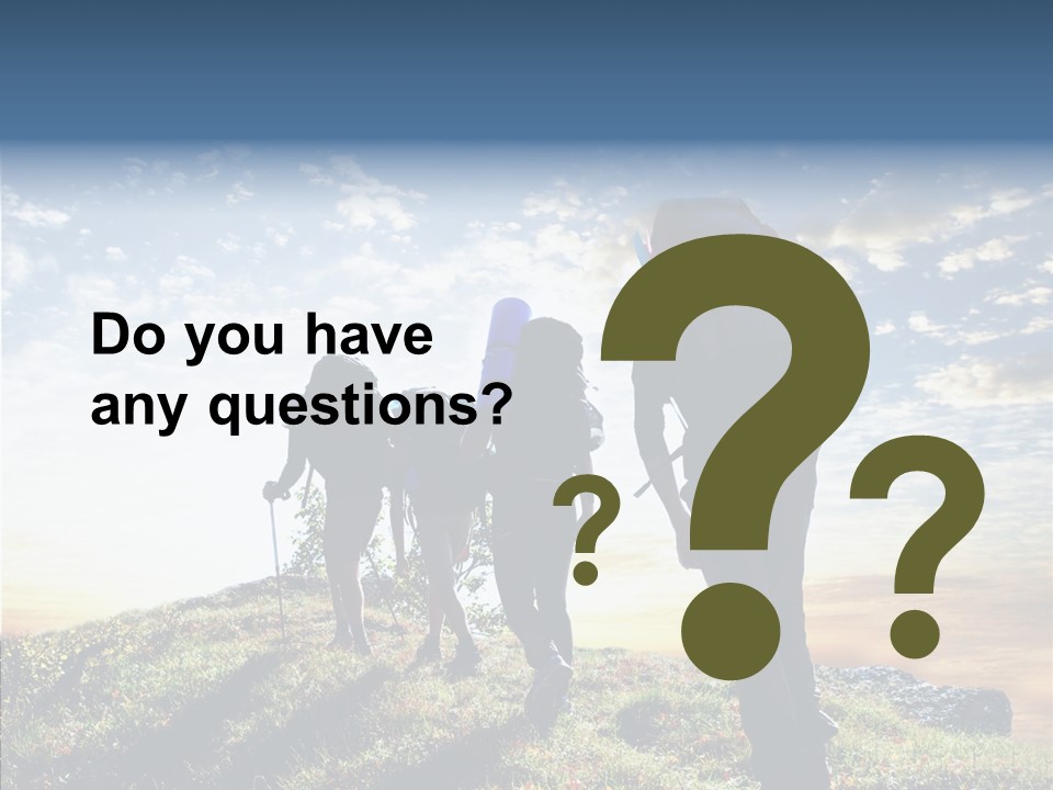 Sunrise View Outdoor PowerPoint Template