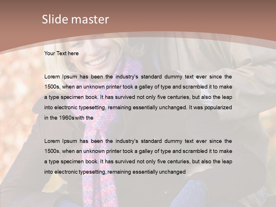 Relationship Walk Together PowerPoint Template