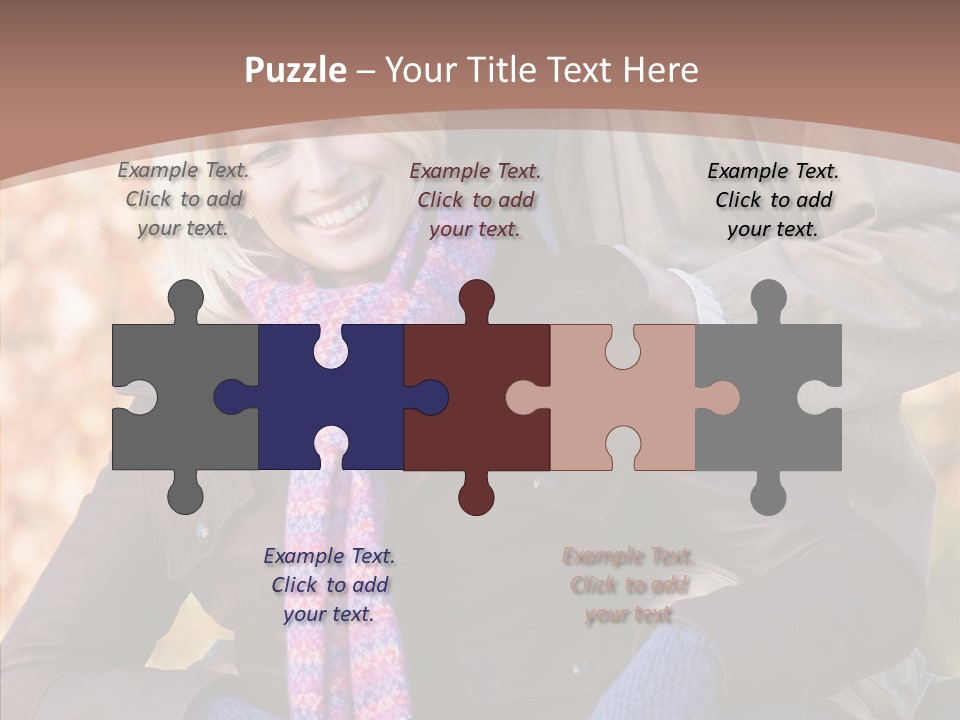 Relationship Walk Together PowerPoint Template