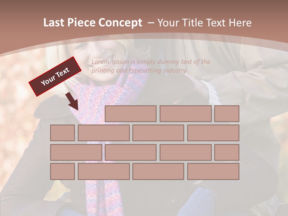 Relationship Walk Together PowerPoint Template