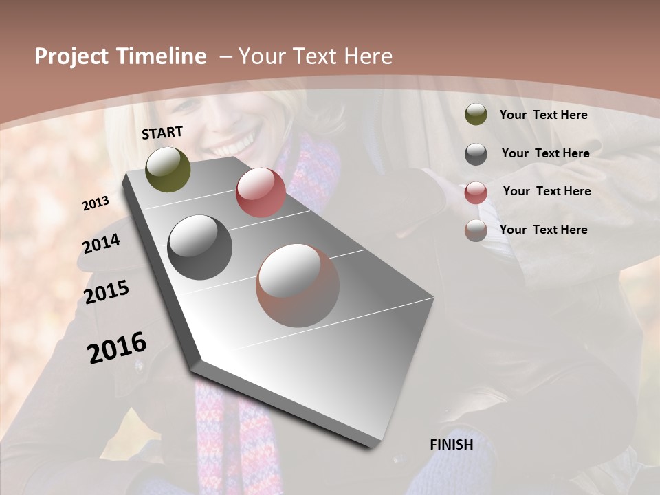 Relationship Walk Together PowerPoint Template