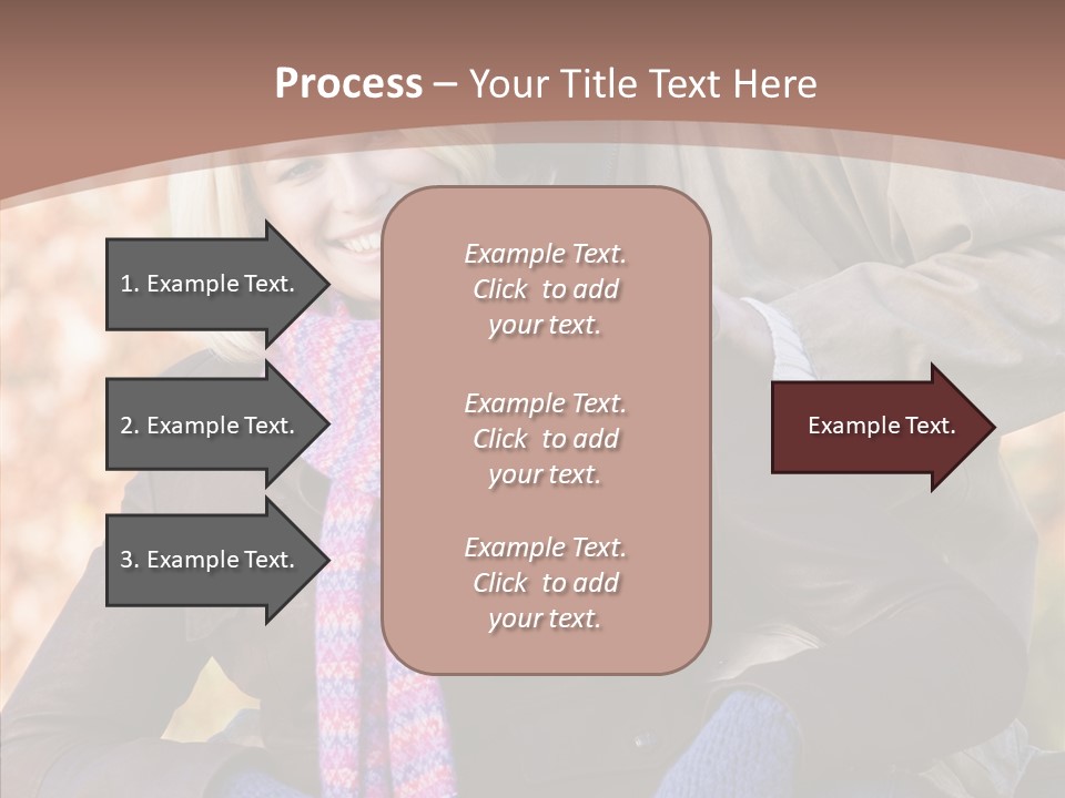 Relationship Walk Together PowerPoint Template