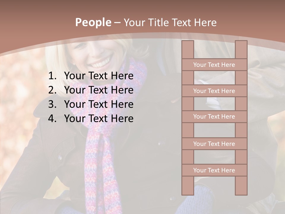 Relationship Walk Together PowerPoint Template