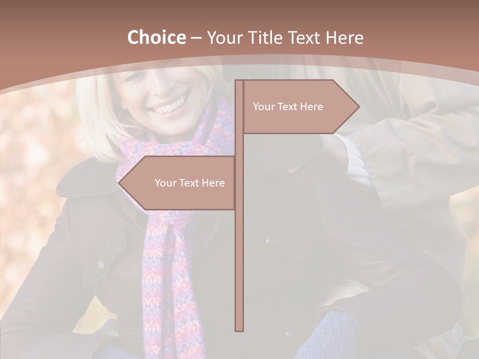 Relationship Walk Together PowerPoint Template