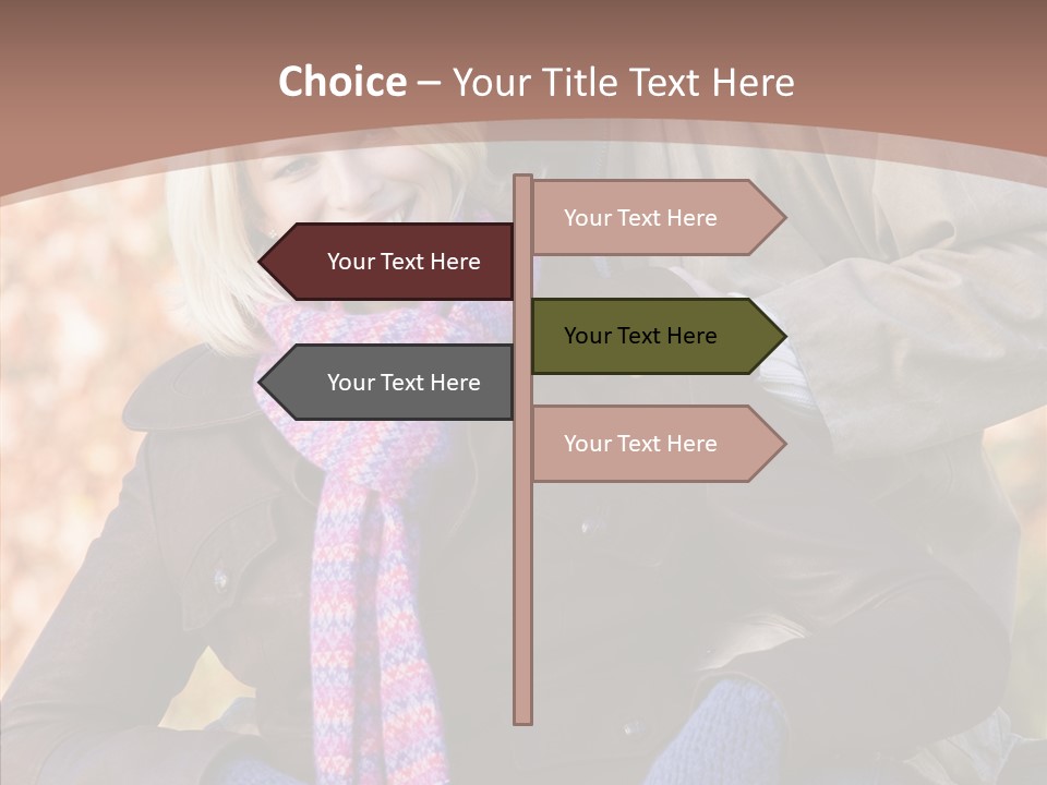 Relationship Walk Together PowerPoint Template