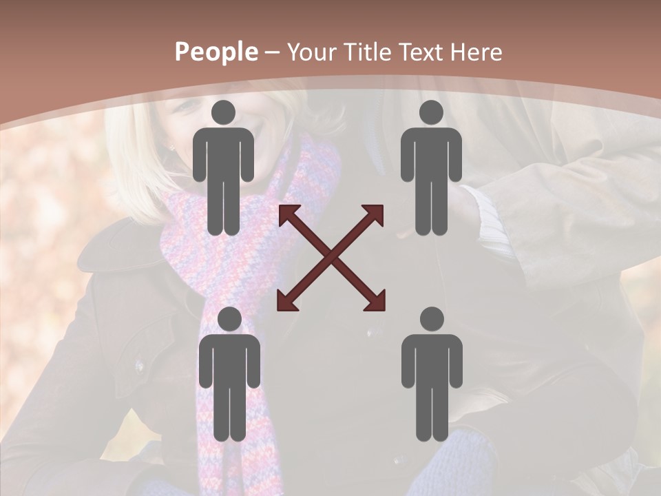 Relationship Walk Together PowerPoint Template