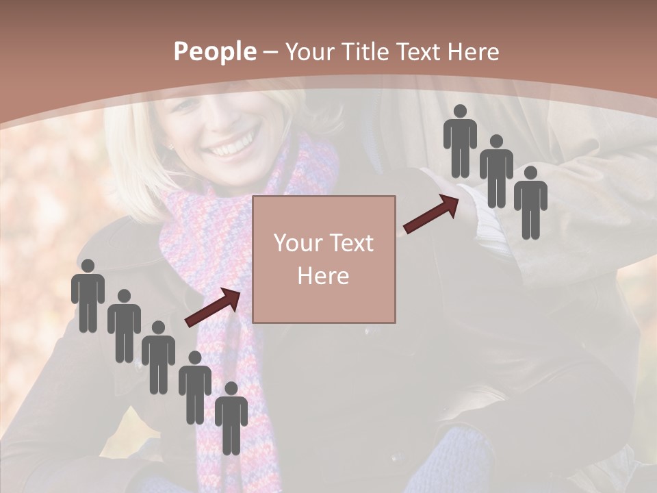 Relationship Walk Together PowerPoint Template