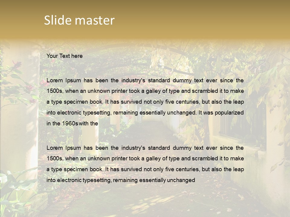 Red Beautiful Autumn PowerPoint Template