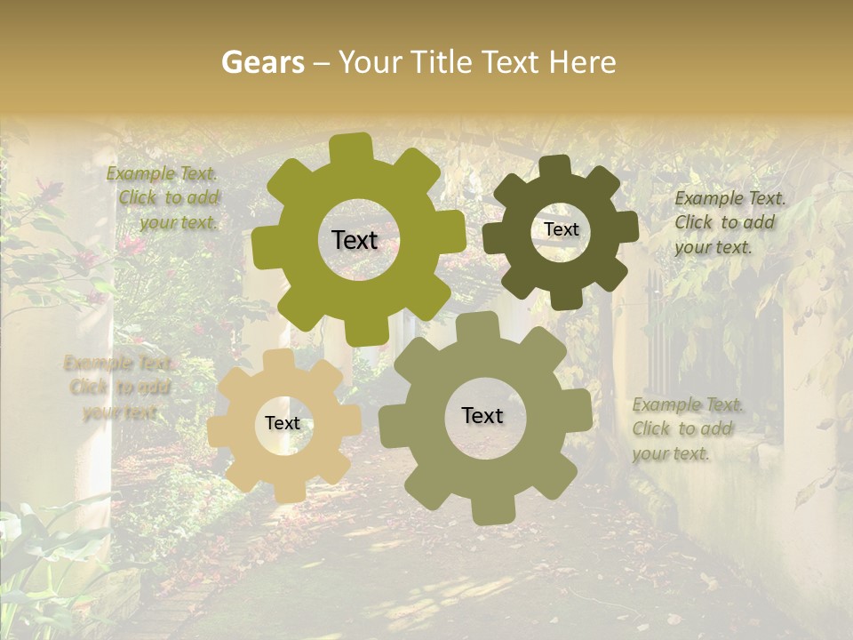 Red Beautiful Autumn PowerPoint Template