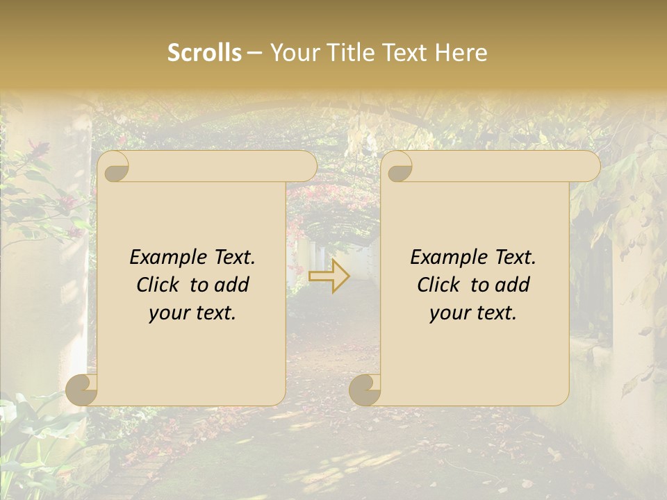 Red Beautiful Autumn PowerPoint Template