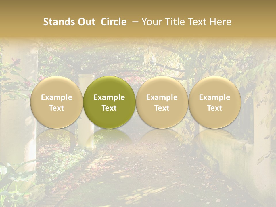 Red Beautiful Autumn PowerPoint Template