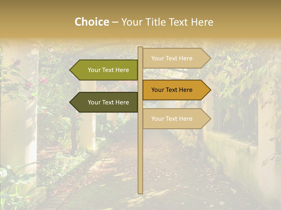 Red Beautiful Autumn PowerPoint Template