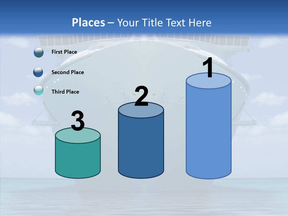 Anchored Trip Vacation PowerPoint Template