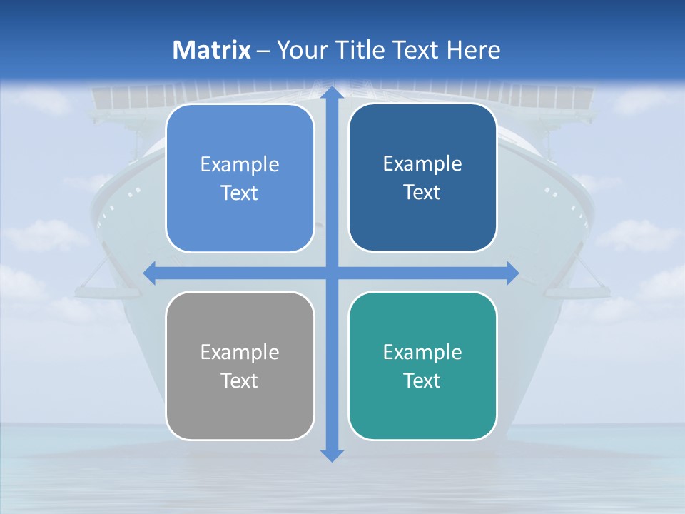 Anchored Trip Vacation PowerPoint Template