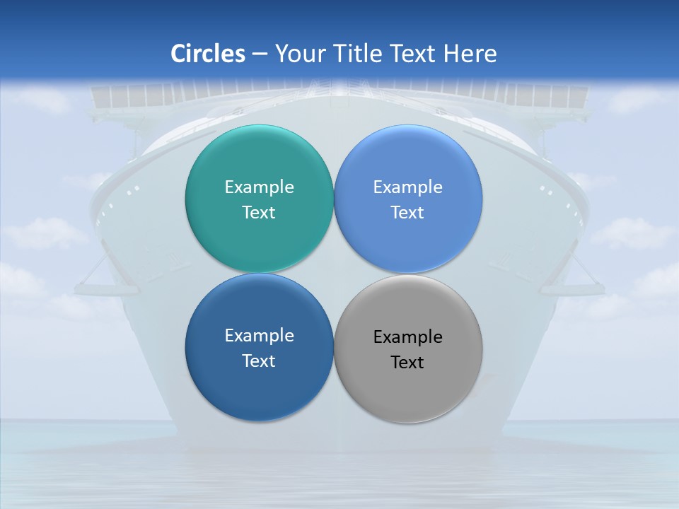 Anchored Trip Vacation PowerPoint Template