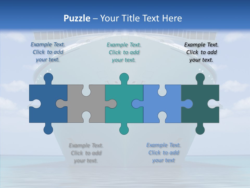 Anchored Trip Vacation PowerPoint Template