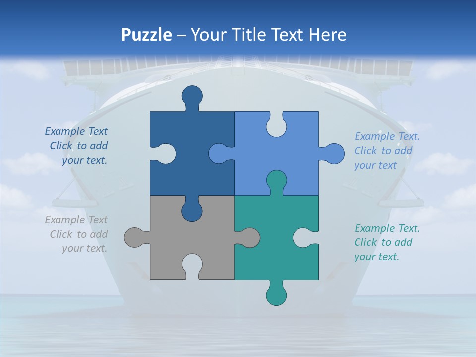 Anchored Trip Vacation PowerPoint Template