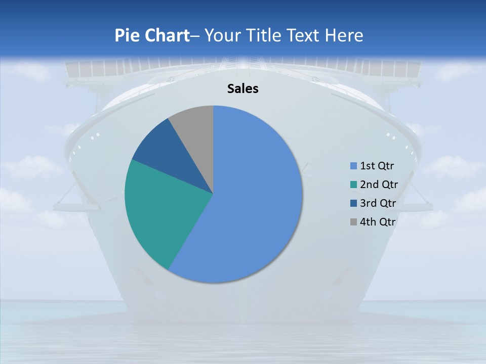 Anchored Trip Vacation PowerPoint Template