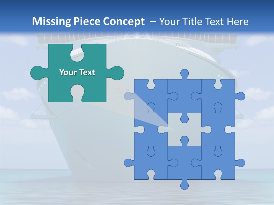 Anchored Trip Vacation PowerPoint Template