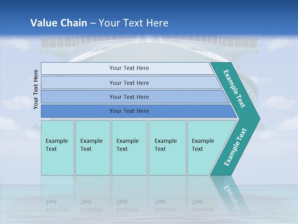 Anchored Trip Vacation PowerPoint Template