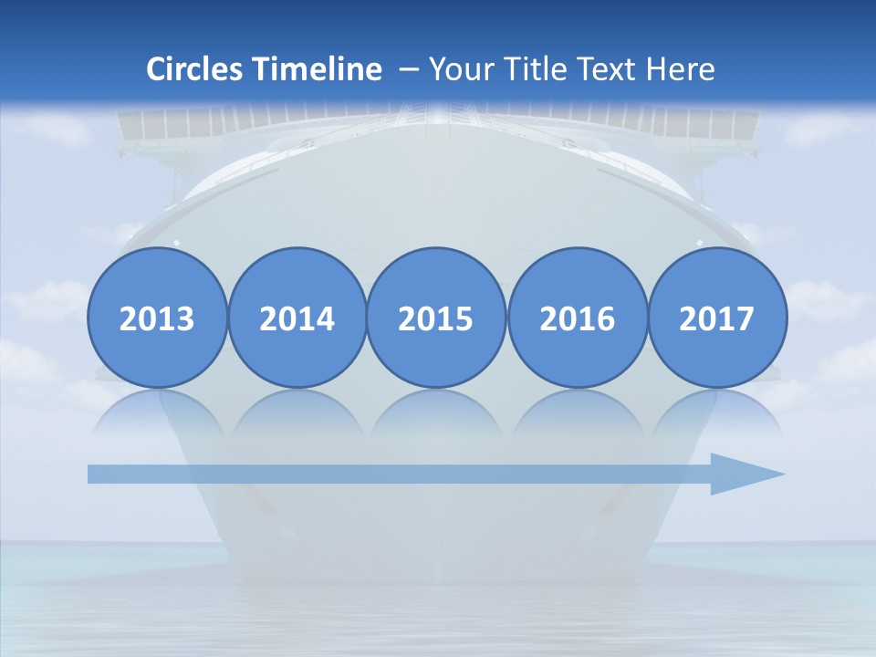 Anchored Trip Vacation PowerPoint Template