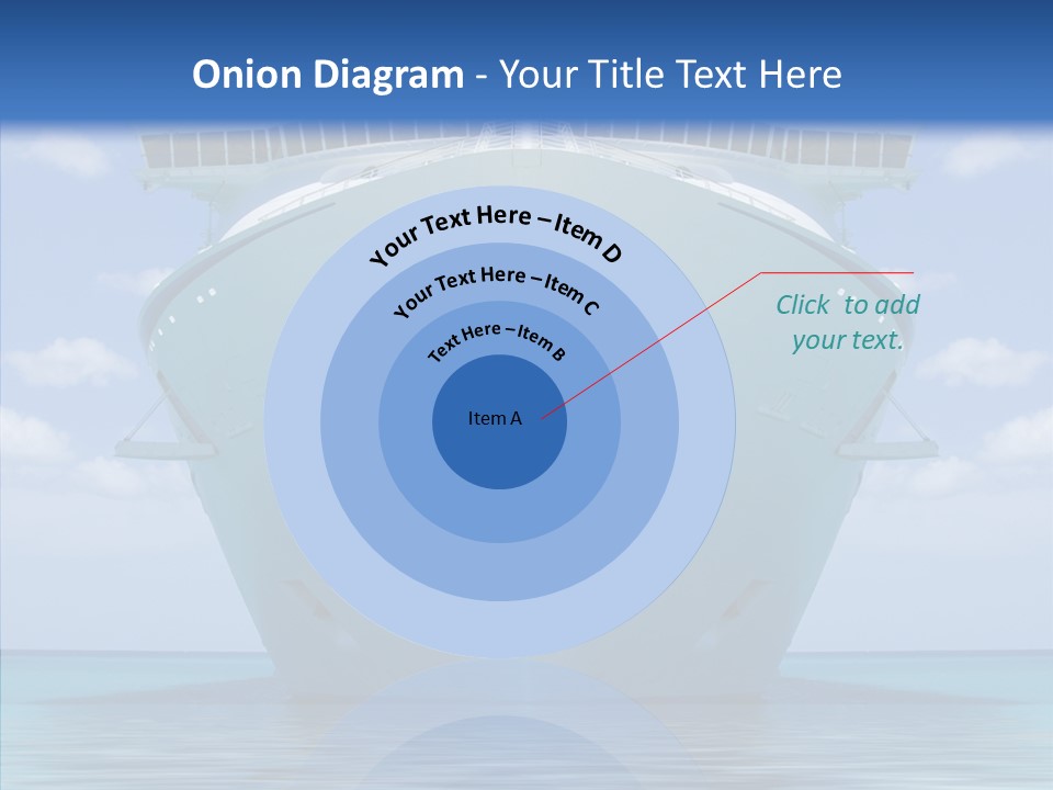 Anchored Trip Vacation PowerPoint Template