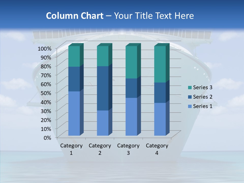 Anchored Trip Vacation PowerPoint Template