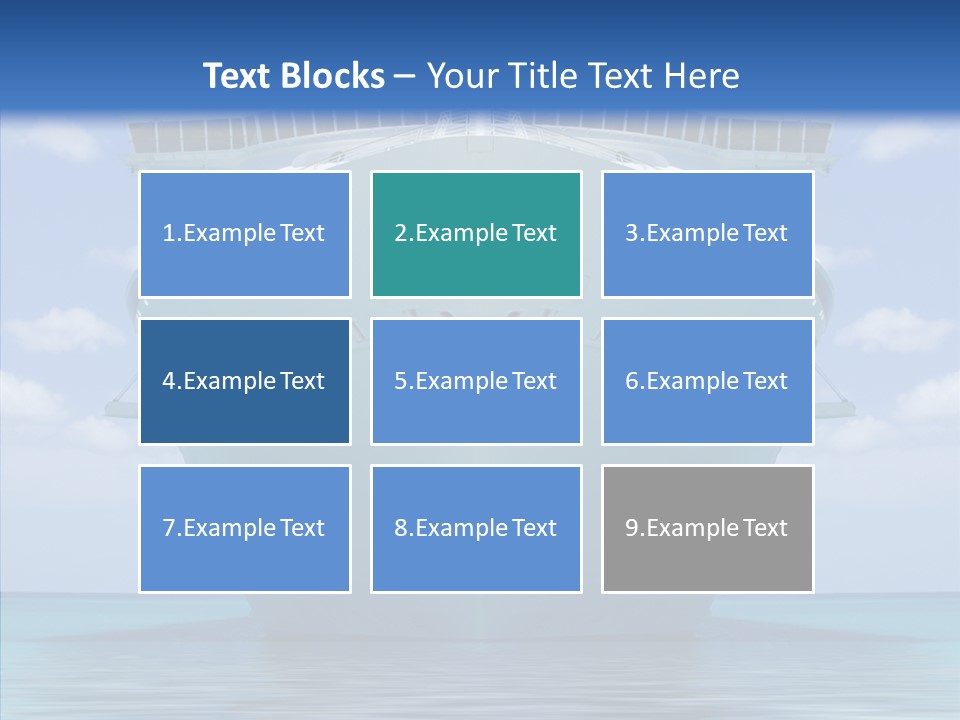 Anchored Trip Vacation PowerPoint Template