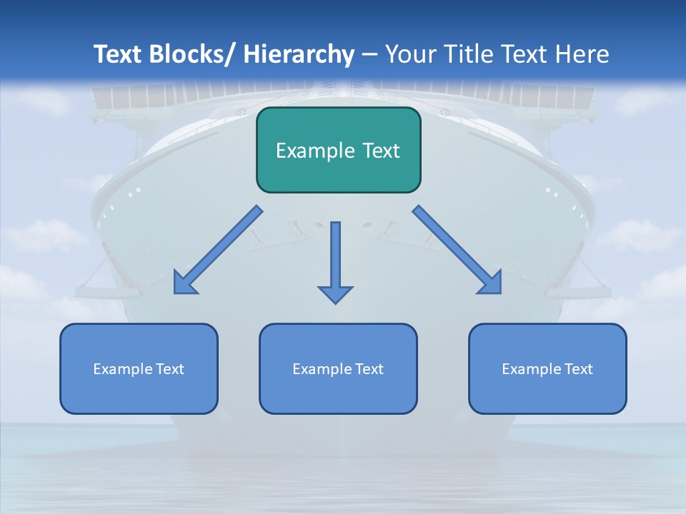 Anchored Trip Vacation PowerPoint Template