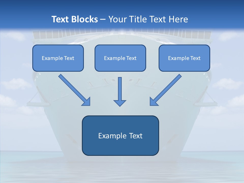 Anchored Trip Vacation PowerPoint Template