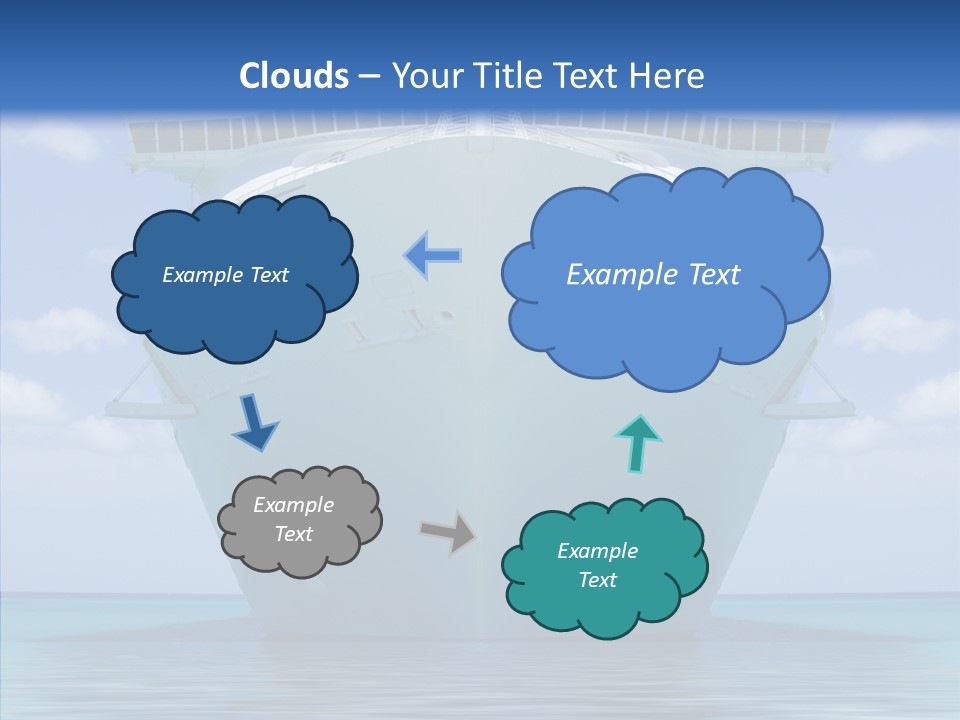 Anchored Trip Vacation PowerPoint Template