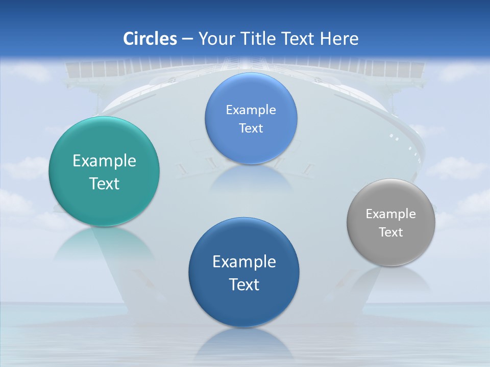 Anchored Trip Vacation PowerPoint Template