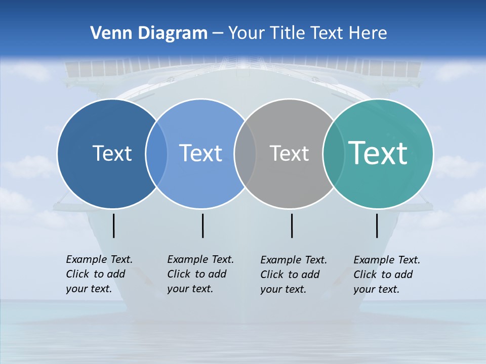 Anchored Trip Vacation PowerPoint Template